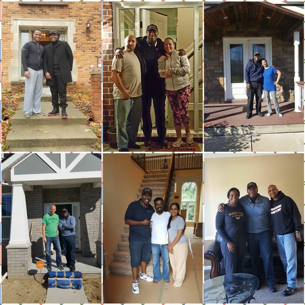 Top Notch customers at their homes